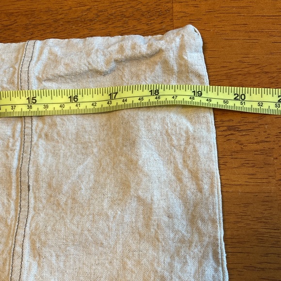 Pottery Barn Ampersand Applique Pillow Cover Square Decorative Accent Sham Tan & - Picture 11 of 13